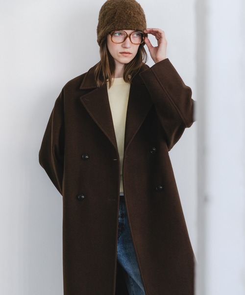 URBAN RESEARCH（アーバンリサーチ）の「スーパー140ウールチェスターコート（その他アウター・レディース・ブラウン/ブラック/ベージュ・36/38）」の11枚目の写真