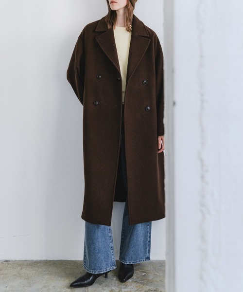 URBAN RESEARCH（アーバンリサーチ）の「スーパー140ウールチェスターコート（その他アウター・レディース・ブラウン/ブラック/ベージュ・36/38）」の12枚目の写真