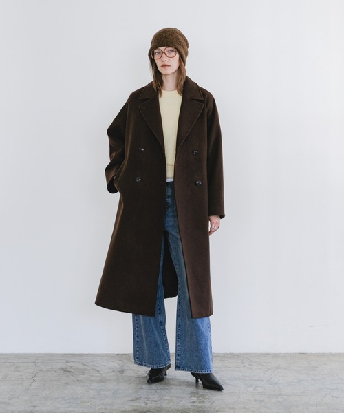 URBAN RESEARCH（アーバンリサーチ）の「スーパー140ウールチェスターコート（その他アウター・レディース・ブラウン/ブラック/ベージュ・36/38）」の13枚目の写真