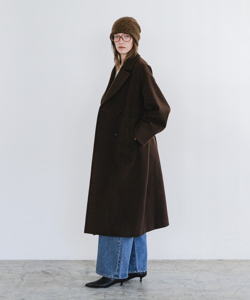URBAN RESEARCH（アーバンリサーチ）の「スーパー140ウールチェスターコート（その他アウター・レディース・ブラウン/ブラック/ベージュ・36/38）」の16枚目の写真