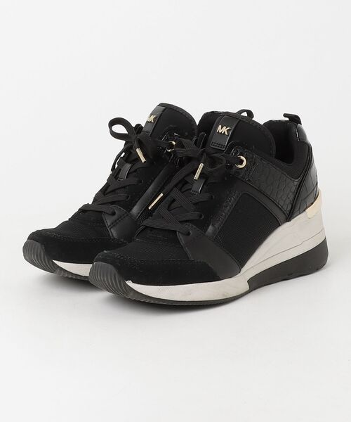 美品おしゃれ♪MICHAEL KORS ブラックスニーカー 7.5 ブランド古着】ローカットスニーカー（スニーカー）｜MICHAEL KORS