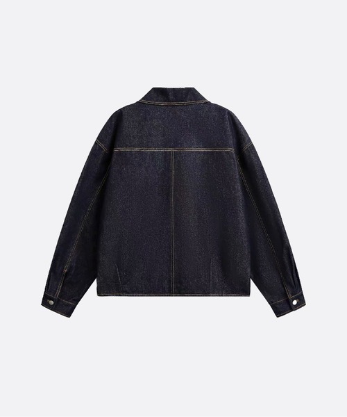 U:UME(ユーム)の「Retro Pocket Denim Jacket(デニムジャケット・メンズ・ブルー・XX-LARGE/X-LARGE/LARGE/MEDIUM)」の2枚目の写真
