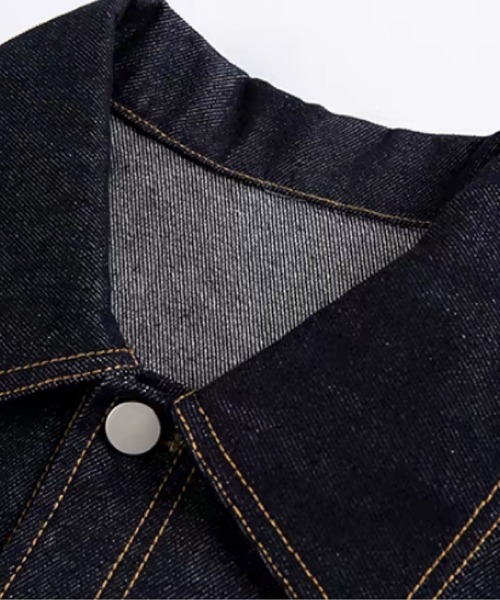 U:UME(ユーム)の「Retro Pocket Denim Jacket(デニムジャケット・メンズ・ブルー・XX-LARGE/X-LARGE/LARGE/MEDIUM)」の3枚目の写真