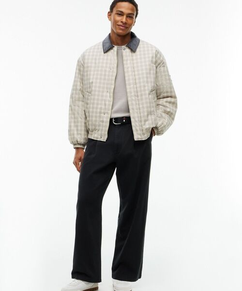 tommy jeans（トミー ジーンズ）の「ハリントンジャケット（ブルゾン・メンズ・ベージュ系その他3・LARGE/SMALL/MEDIUM）」の3枚目の写真