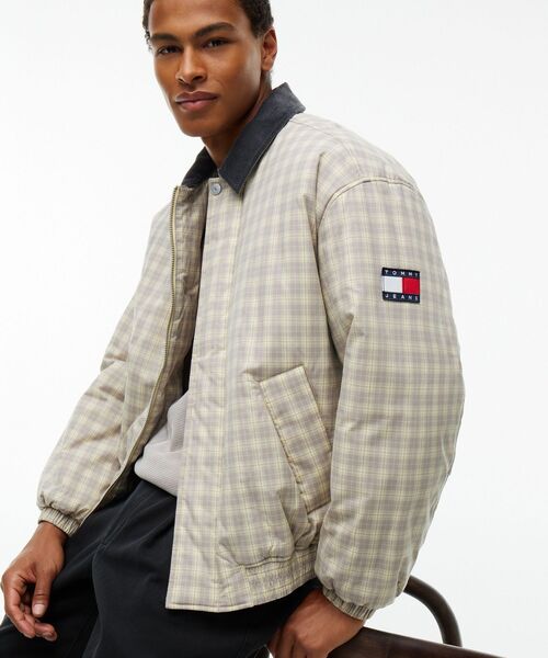 tommy jeans（トミー ジーンズ）の「ハリントンジャケット（ブルゾン・メンズ・ベージュ系その他3・LARGE/SMALL/MEDIUM）」の5枚目の写真