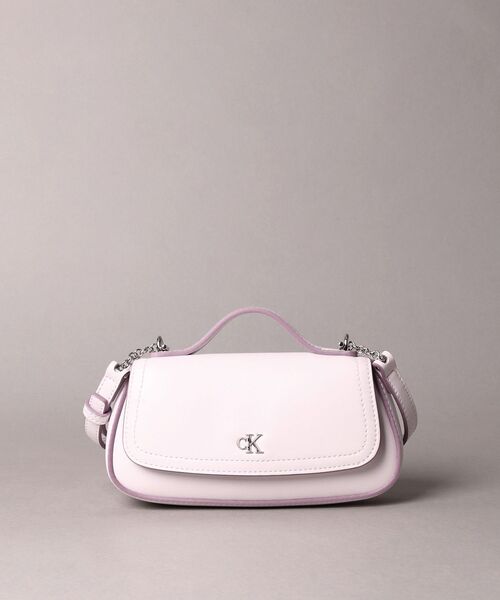 Calvin Klein(カルバン・クライン)の「クロスボディバッグ - トップハンドルクロスボディバッグ(ショルダーバッグ・レディース・ブラック/アイボリー/ピンク系その他・FREE)」の3枚目の写真