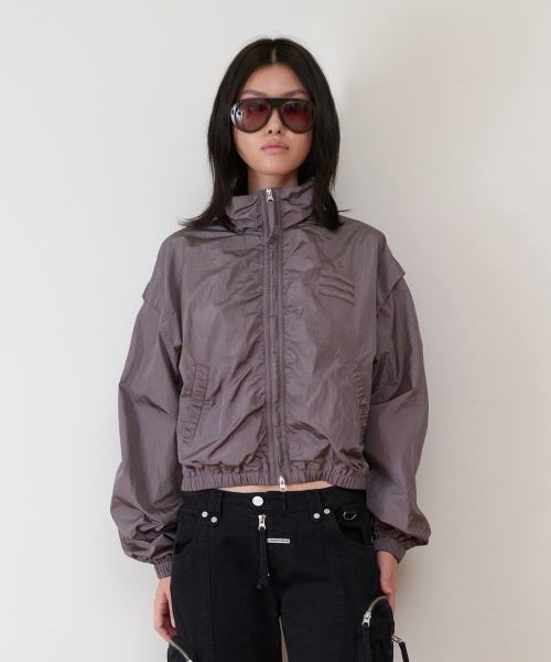 THEVINYLHOUSE(ザバイニルハウス)の「SHIRRING OVER NYLON JACKET PURPLE(ナイロンジャケット・メンズ・その他・SMALL/MEDIUM/LARGE)」の7枚目の写真
