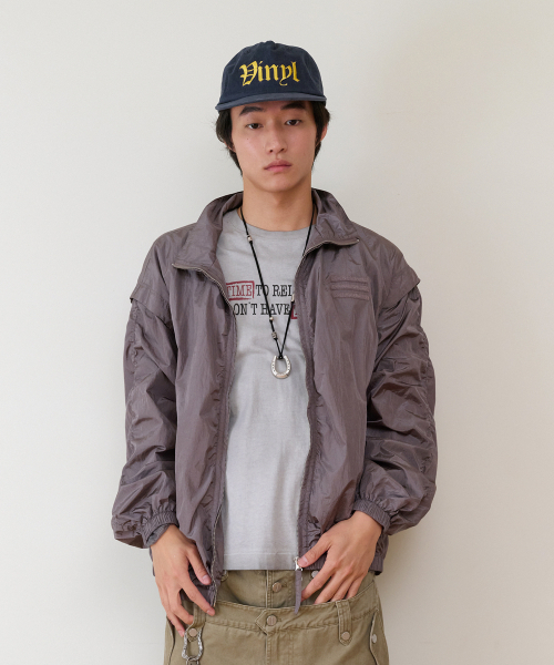 THEVINYLHOUSE(ザバイニルハウス)の「SHIRRING OVER NYLON JACKET PURPLE(ナイロンジャケット・メンズ・その他・SMALL/MEDIUM/LARGE)」の8枚目の写真