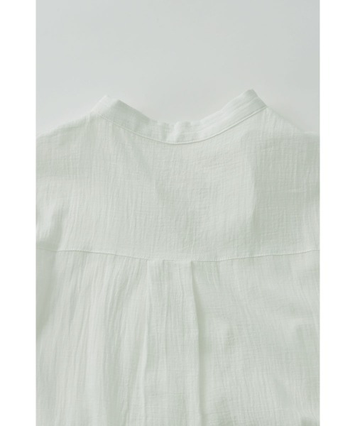 marjour(マージュール)の「COTTON CRINKLE BAND COLLAR SHIRT(シャツ/ブラウス・レディース・ブラック/オフホワイト・M)」の11枚目の写真