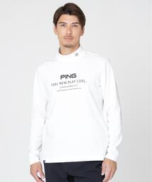 PING（ピン）の「【PING APPAREL】格子リバーススクラムテック長袖ハイネックシャツ (MENS)（その他アンダーウェア/インナー）」