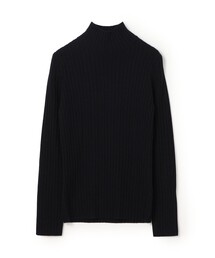 【WEB先行予約】ウールベーシックリブ タートルネックプルオーバー