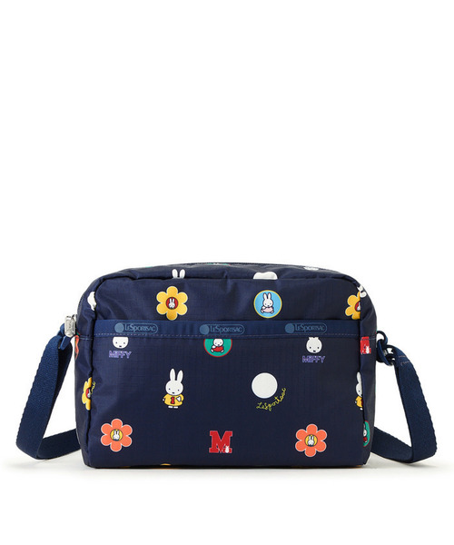Miffy（ ミッフィー）の「【LeSportsac×Miffy】DANIELLA CROSSBODY ミッフィーネイビーポルカドット（ショルダーバッグ・レディース・ブルー・FREE）」の4枚目の写真