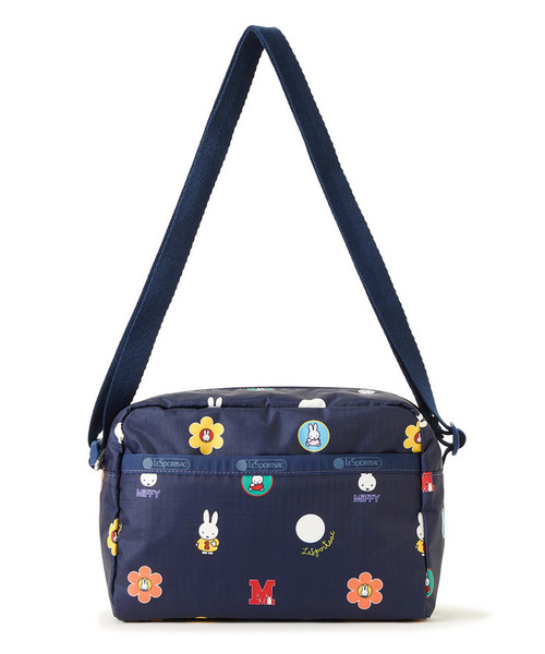 Miffy（ ミッフィー）の「【LeSportsac×Miffy】DANIELLA CROSSBODY ミッフィーネイビーポルカドット（ショルダーバッグ・レディース・ブルー・FREE）」の7枚目の写真