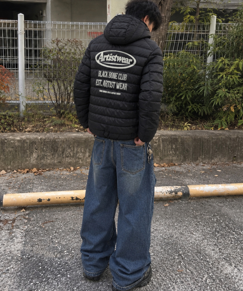 ARTISTWEAR（アーティストウェア）の「シグネチャー ライトダウンジャケット（ダウンジャケット/コート・レディース・ブラック・SMALL/MEDIUM/LARGE/X-LARGE/XX-LARGE/XXXX-LARGE）」の9枚目の写真