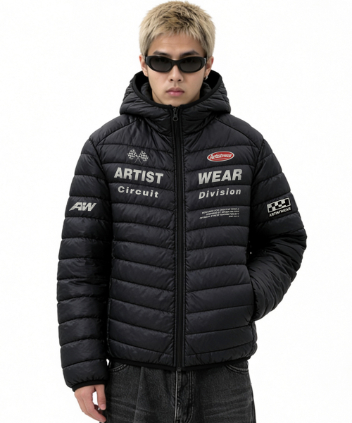ARTISTWEAR（アーティストウェア）の「シグネチャー ライトダウンジャケット（ダウンジャケット/コート・レディース・ブラック・SMALL/MEDIUM/LARGE/X-LARGE/XX-LARGE/XXXX-LARGE）」の11枚目の写真