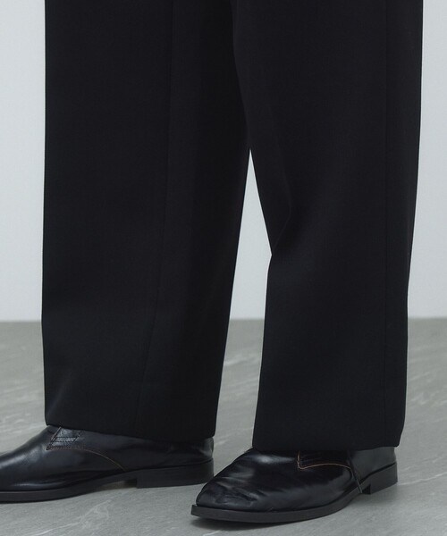 EDITION(エディション)の「ウールギャバジン ベルテッドパンツ(その他パンツ・メンズ・ブラック/グレー・S/M)」の10枚目の写真