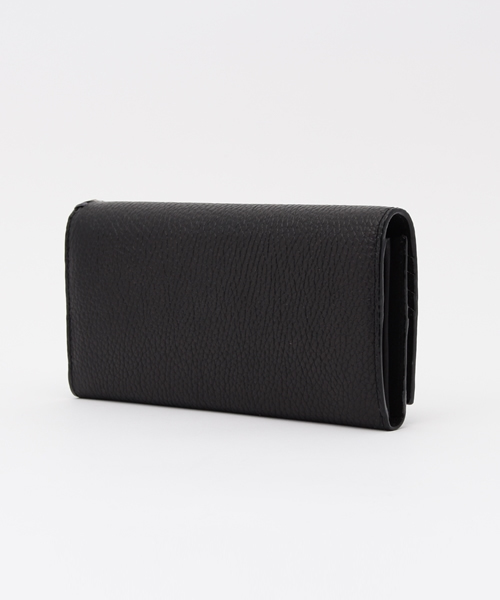 NUMBER (N)INE（ナンバーナイン）の「ロングウォレット＿イタリアンレザー（財布・メンズ・ブラック/オフホワイト・ONE SIZE）」の3枚目の写真