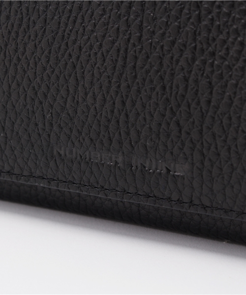 NUMBER (N)INE（ナンバーナイン）の「ロングウォレット＿イタリアンレザー（財布・メンズ・ブラック/オフホワイト・ONE SIZE）」の5枚目の写真