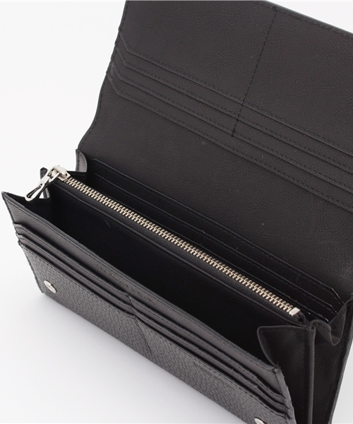 NUMBER (N)INE（ナンバーナイン）の「ロングウォレット＿イタリアンレザー（財布・メンズ・ブラック/オフホワイト・ONE SIZE）」の7枚目の写真