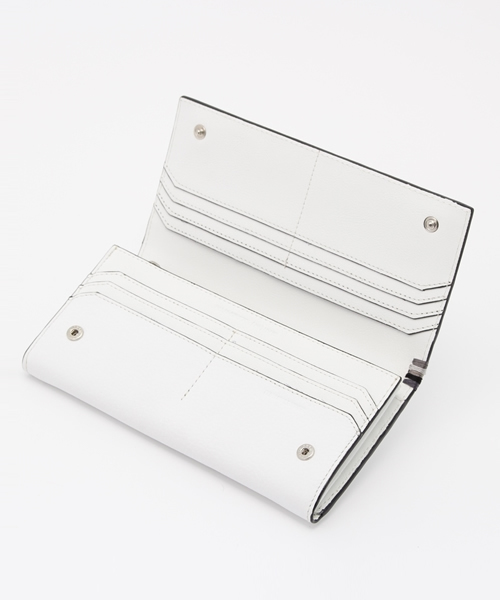 NUMBER (N)INE（ナンバーナイン）の「ロングウォレット＿イタリアンレザー（財布・メンズ・ブラック/オフホワイト・ONE SIZE）」の10枚目の写真