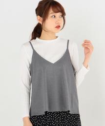 Another Edition | リブプルオーバー×キャミセット/AEMBC リブPO×CAMI SET(Tシャツ/カットソー)