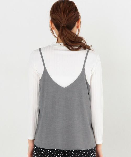 Another Edition(アナザーエディション)の「リブプルオーバー×キャミセット/AEMBC リブPO×CAMI SET◆(Tシャツ/カットソー・レディース・グレー/ライトブルー・フリー)」の9枚目の写真