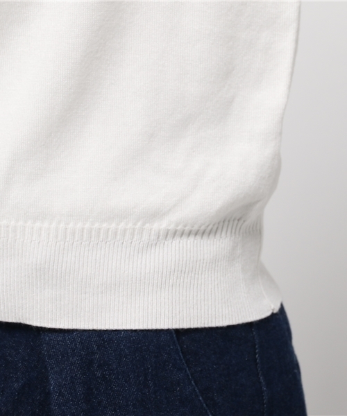 MOUSSY(マウジー)の「COZY KNIT TOPS(ニット/セーター・レディース・ネイビー/ピンク/ライトグレー/オフホワイト/ライトイエロー・FREE)」の11枚目の写真