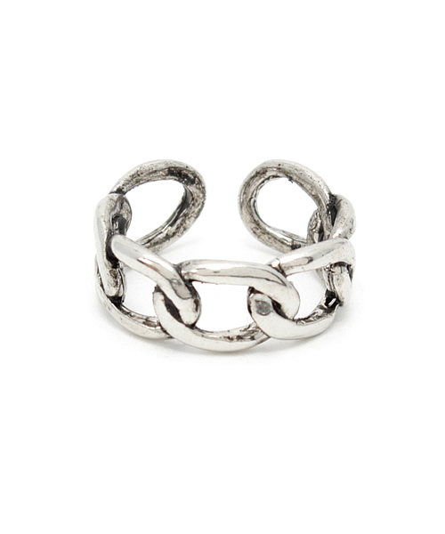 チャイハネ(チャイハネ)の「【チャイハネ】チェーンMEN'Sリング(リング・メンズ・シルバー/ブラック・FREE)」の5枚目の写真