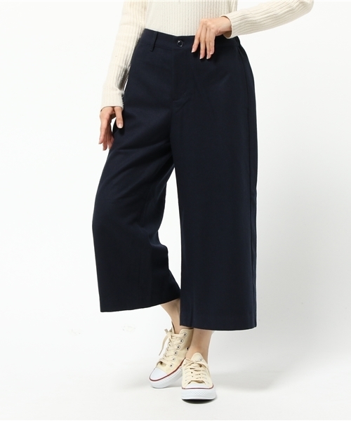 LBC（エルビーシー）の「nカラーフラノガウチョパンツ                    （その他パンツ・レディース・チャコールグレー/ライトブラウン/ネイビー・MEDIUM）」の3枚目の写真