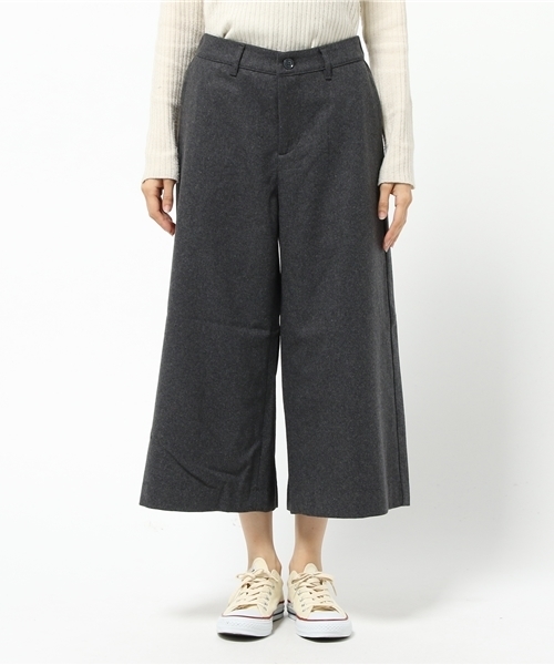 LBC（エルビーシー）の「nカラーフラノガウチョパンツ                    （その他パンツ・レディース・チャコールグレー/ライトブラウン/ネイビー・MEDIUM）」の4枚目の写真