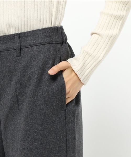 LBC（エルビーシー）の「nカラーフラノガウチョパンツ                    （その他パンツ・レディース・チャコールグレー/ライトブラウン/ネイビー・MEDIUM）」の9枚目の写真