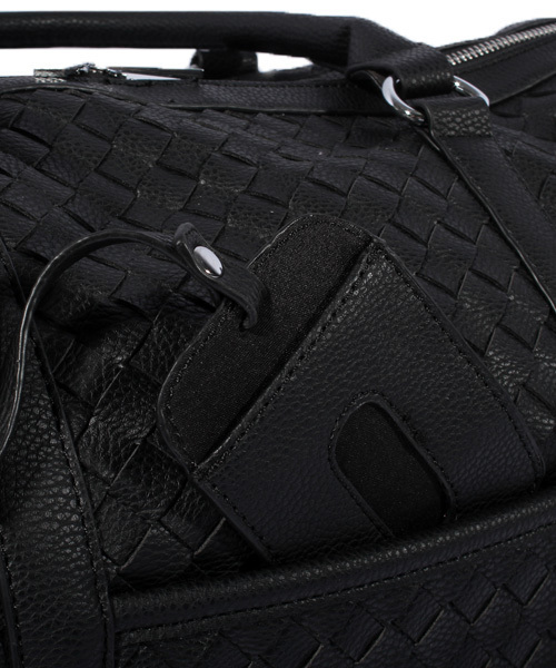 8(eight)(エイト)の「編み込み PUレザーボストンバッグ 2way(ボストンバッグ・メンズ・ブラック/ダークブラウン/ホワイト・FREE)」の17枚目の写真