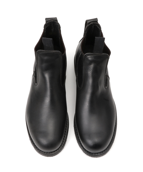 HYSTERIC GLAMOUR（ヒステリックグラマー）の「SIDE GORE BOOTS（ブーツ・メンズ・ベージュ/ブラック・26cm/27cm/28cm）」の5枚目の写真