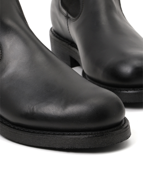 HYSTERIC GLAMOUR（ヒステリックグラマー）の「SIDE GORE BOOTS（ブーツ・メンズ・ベージュ/ブラック・26cm/27cm/28cm）」の4枚目の写真