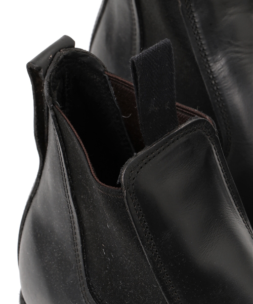 HYSTERIC GLAMOUR（ヒステリックグラマー）の「SIDE GORE BOOTS（ブーツ・メンズ・ベージュ/ブラック・26cm/27cm/28cm）」の3枚目の写真