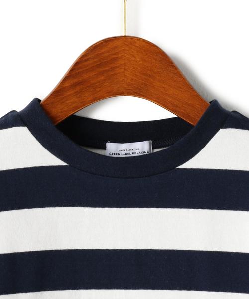 green label relaxing(グリーンレーベルリラクシング)の「【KIDS】ボーダー ハイショクコード 7L ◆(Tシャツ/カットソー・キッズ・ブラック/ネイビー・115/105/125/135/95)」の4枚目の写真