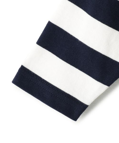 green label relaxing(グリーンレーベルリラクシング)の「【KIDS】ボーダー ハイショクコード 7L ◆(Tシャツ/カットソー・キッズ・ブラック/ネイビー・115/105/125/135/95)」の5枚目の写真
