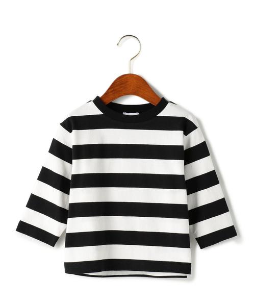 green label relaxing(グリーンレーベルリラクシング)の「【KIDS】ボーダー ハイショクコード 7L ◆(Tシャツ/カットソー・キッズ・ブラック/ネイビー・115/105/125/135/95)」の13枚目の写真
