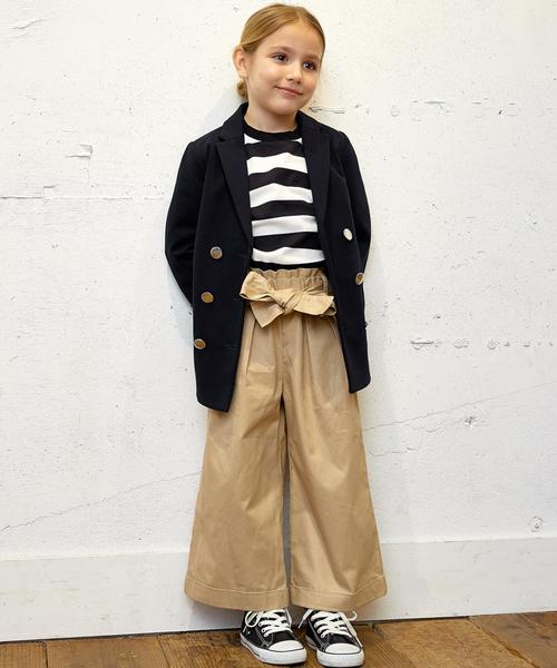 green label relaxing(グリーンレーベルリラクシング)の「【KIDS】ボーダー ハイショクコード 7L ◆(Tシャツ/カットソー・キッズ・ブラック/ネイビー・115/105/125/135/95)」の16枚目の写真
