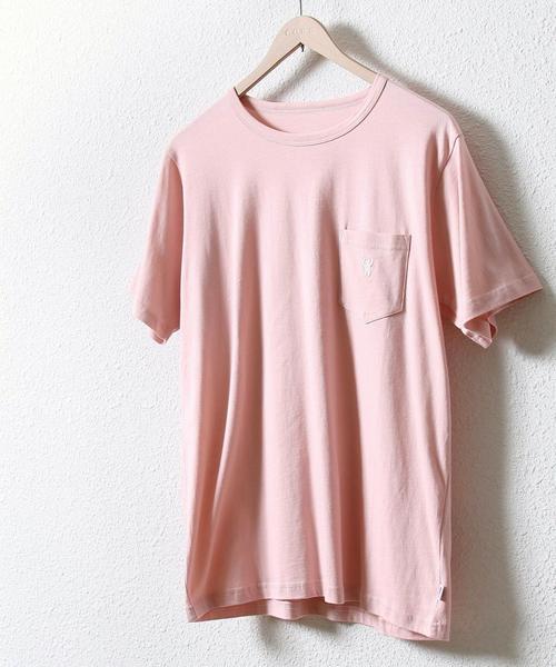 coen(コーエン)の「USAピマコットンクルーネックTシャツ(Tシャツ/カットソー・メンズ・イエロー/ネイビー/ホワイト/ライトピンク・X-LARGE/LARGE/MEDIUM/SMALL)」の1枚目の写真