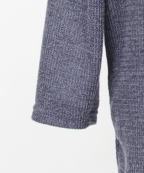 Rocky Monroe(ロッキーモンロー)の「ニットロング丈カーディガン(カーディガン/ボレロ・メンズ・グレー/ネイビー・L/M/XL)」の5枚目の写真