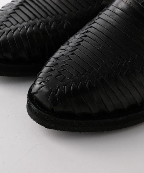 「美品⭕️」乱痴気 チャムラ　Palanco レザーサンダル　ブラック　28 CHAMULA（チャムラ）の「＜CHAMULA×Steven Alan＞LEATHER BRASILIA