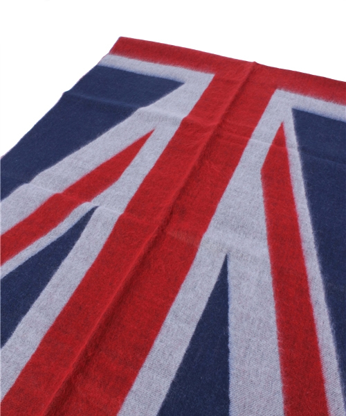 And A（アンドエー）の「AWユニオンストール（ストール/ショール・メンズ・ブラック/ネイビー・FREE）」の3枚目の写真