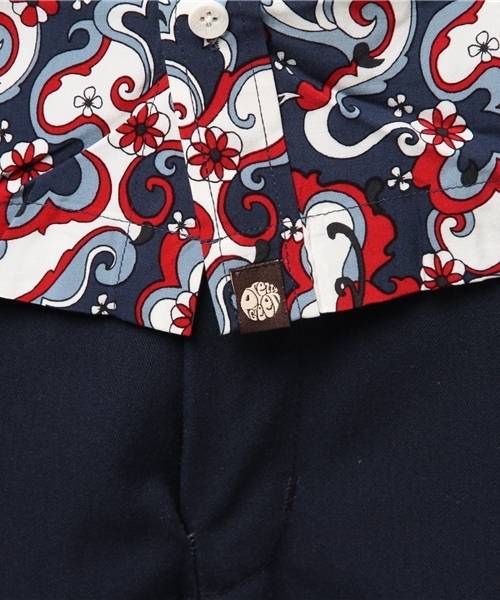 Pretty Green(プリティーグリーン)の「SS BEAUFORT プリント BDシャツ(ポロシャツ・メンズ・ブルー/パープル・3/1/2/4)」の8枚目の写真