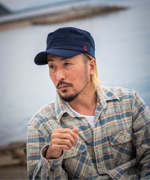 【クレ】ワッフル生地 リブ ワーク キャップ（キャップ）｜Clef（クレ）