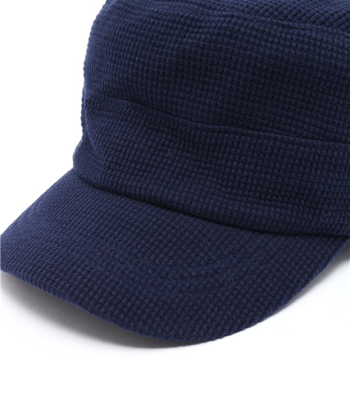 【クレ】ワッフル生地 リブ ワーク キャップ（キャップ）｜Clef（クレ）