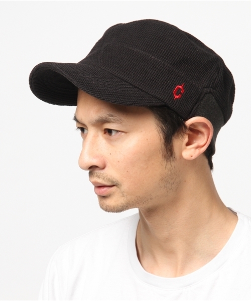 【クレ】ワッフル生地 リブ ワーク キャップ（キャップ）｜Clef（クレ）