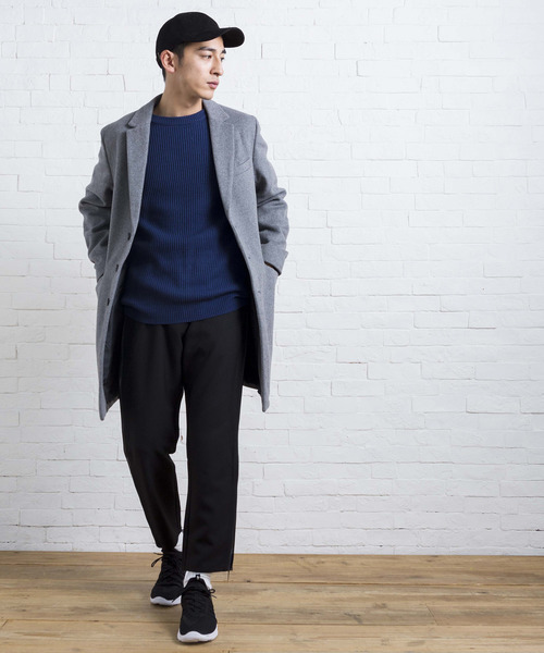 WEGO（ウィゴー）の「WEGO/サイドZIPスリムスラックス（スラックス・メンズ・ブラック/ネイビー・MEDIUM/LARGE）」の5枚目の写真