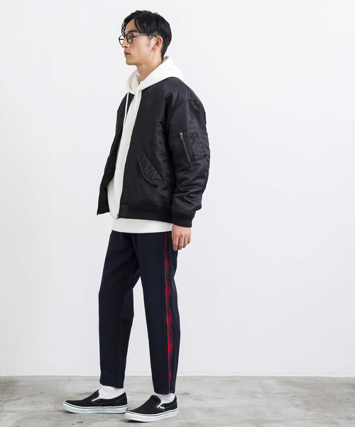 WEGO（ウィゴー）の「WEGO/サイドZIPスリムスラックス（スラックス・メンズ・ブラック/ネイビー・MEDIUM/LARGE）」の11枚目の写真