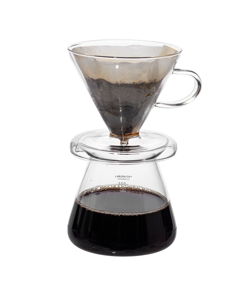 PUEBCO(プエブコ)の「GLASS COFFEE DRIPPER SET(キッチンツール)」|クリア
